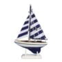 Hampton Nautical Blue Striped Pacific Sailer, 9"