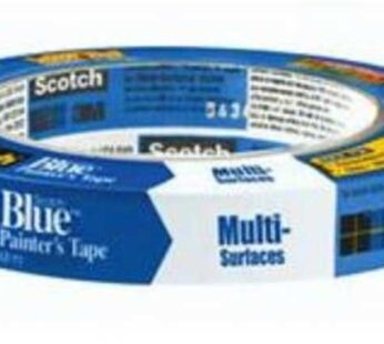 3M Scotch-Blue 2090 Safe-Release Crepe Paper Multi-Surfaces Painters Masking Tape, 27 lbs/