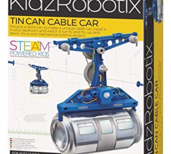 4M Tin Can Cable Car, DIY Mechanical Engineering – STEM Toys Science Gondola Educational G