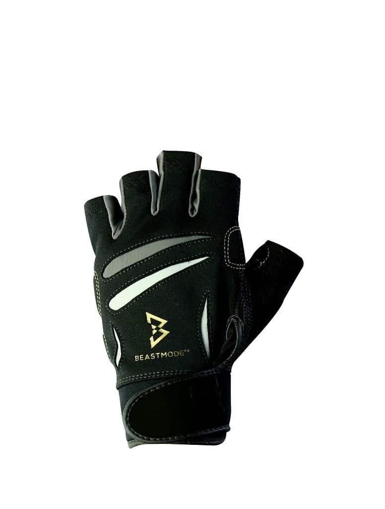 Men's Beastmode Half Finger Fitness Gloves (Large) - Image 2