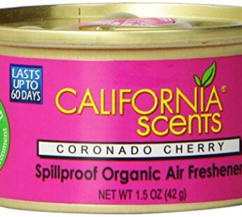 California Scents Spillproof Organic Air Freshener, Coronado Cherry, 1.5 Ounce Canister (P
