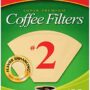 Melitta 622752 100 Count #2 Natural Brown Cone Coffee Filters