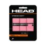 Head Xtreme Soft Racquet Overgrip Tennis Racket Grip Tape 3 Pack Pink, White, Pack US