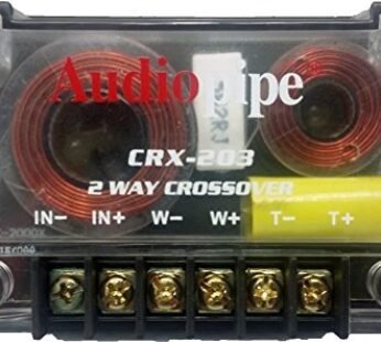 300 Watts 2 Way Crossover – (2 Pack) Passive Car Audio Speaker Tweeter Mids and Highs CRX-