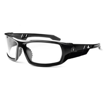 Ergodyne Skullerz Odin Anti-Fog Safety Glasses – Black Frame, Clear Lens