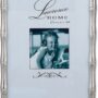 Lawrence Frames 710157 Silver Metal Bamboo 5x7 Picture Frame