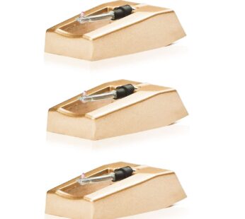 3-Pack – Record Player Needle w/Diamond Tip – Treat Your Ears to Superior Sound Quality –