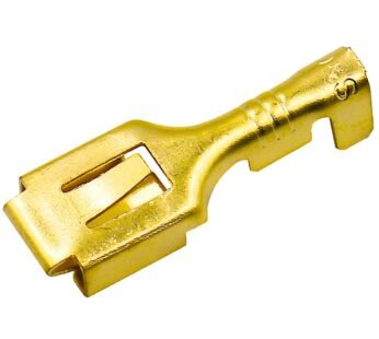 Baomain 1/4 inch (6.3mm) Female Spade Quick Splice Crimp Terminals Crimp Connector Non Ins