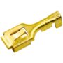 Baomain 1/4 inch (6.3mm) Female Spade Quick Splice Crimp Terminals Crimp Connector Non Ins