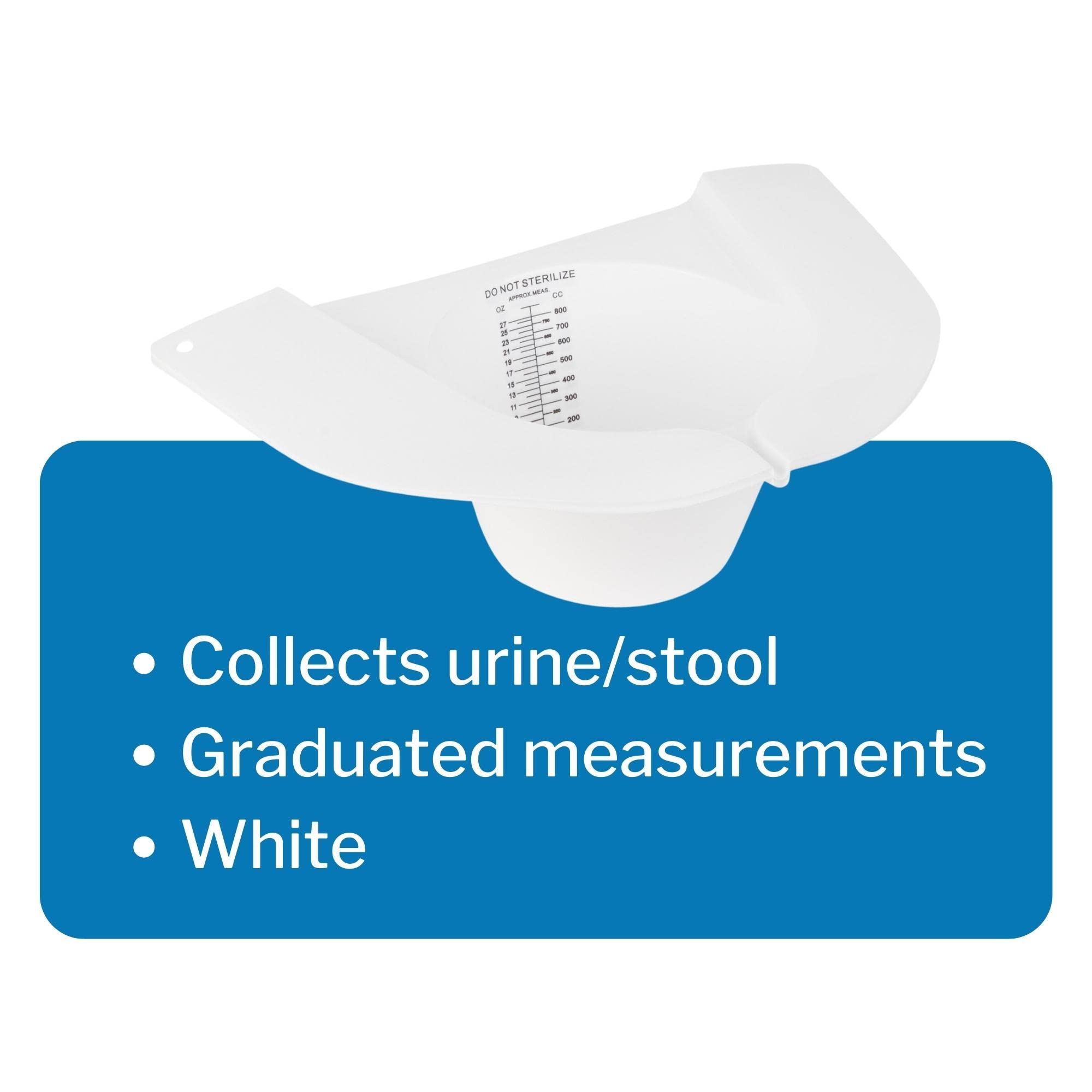 McKesson Specimen Collector Urine/Stool White 26 Ounce - Model 16-9522 (Original Version) - Image 3