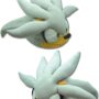 GE Animation GE-32355 Sonic The Hedgehog - Silver Sonic Head Fleece Cap White, 8"