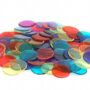 Hygloss Products, Inc 100-pk Chips-Plastic Color Bingo Supplies Discs for Counting, Game T