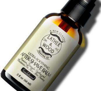 Best After-shave Balm, Sandalwood Scent, Premium Aftershave Lotion, Soothes and Moisturize