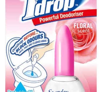 One-Drop Before-You-Go Toilet Drops – 0.67 Fl Oz – Floral Scent, Clear