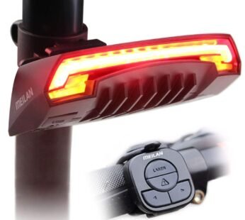 MEILAN X5 Smart Bike Tail Light with Turn Signals and Automatic Brake Light Wireless Remot