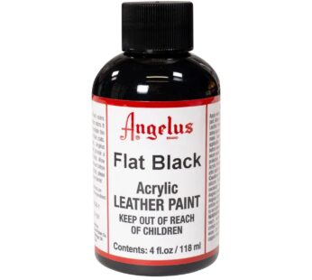 Angelus Acrylic Leather Paint Flat Black 4oz