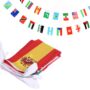 Anley 100 Countries String Flag, International Bunting Pennant Banner, Decoration for Gran