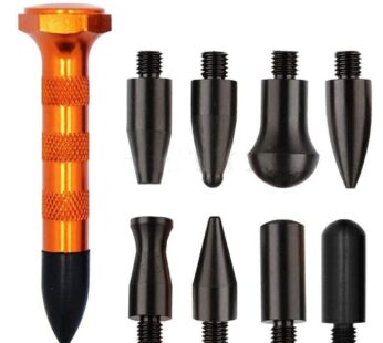 Sconosciuto GS DIY Paintless Dent Repair Kit Metal Tap Down Pen with 9 Heads Tips Dent Rem
