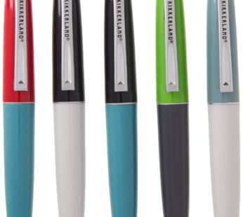 Kikkerland Mini Retro Pens, Set of 5 (4329S)