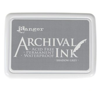 Ranger Archival Ink Pad Shadow Grey, 6.9 x 9.8 x 1.8 cm