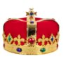 Kangaroo Royal King Gold Crown Perfect for Prom, Halloween, and King & Queen-themed Partie