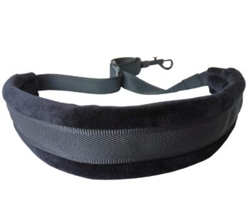 Xinlink Professional Black Colored Padded Alto Tenor Saxophone Neck Strap with Locking Sna