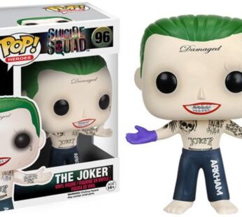 Funko POP Movies: Suicide Squad Action Figure, The Joker Shirtless