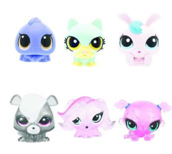 Tech 4 Kids Littlest Pet Shop Mashems Fashems Blind Pack Capsule – 4 Pack (4 Capsules Per