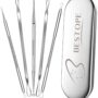 TAYTHI Blackhead Remover Tool, Pimple Popper Tool Kit, Blackhead Extractor Tool for Face,