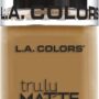 L.A. COLORS Truly Matte Foundation, Deep Tan, 1.35 Fl. Oz.