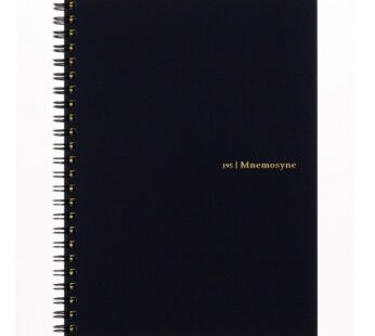 Maruman MNEMOSYNE Notebook 8.27 x 5.83 Inches (A5), 7mm ruled 24-line, 80 Sheets (N195A),