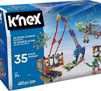 K NEX   35 Model Building Set   480 Pieces   For Ages 7+ Construction Education Toy (Amazo