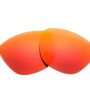 NicelyFit Polarized Replacement Lenses for Oakley Frogskins Sunglasses (Fire Red Mirror)