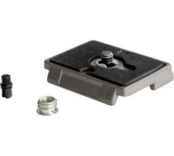 Manfrotto 200PL RC2-System Quick Release Plate with 1/4″-20 Screw and 3/8″ Bushing Adapter