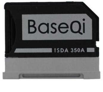 BASEQI Aluminum MicroSD Adapter for Microsoft Surface Book 13.5″ (Model-350A) – Add up to