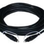 Monoprice S/PDIF (Toslink) Digital Optical Audio Cable - 15 Feet - Black | Gold Plated Fer