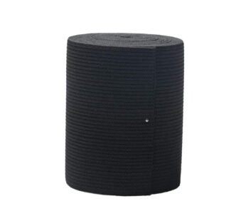 RERIVER 3-inch Wide Black Heavy Knit Stretch Elastic Band 3 Yards Sewing Knit Elastic Spoo