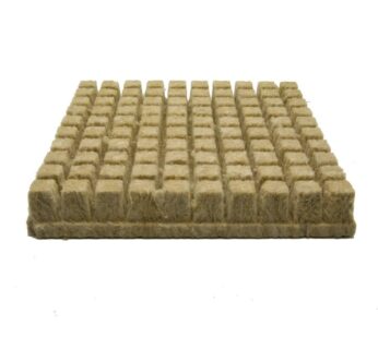 Grodan Rockwool Cubes, Indoor Gardening and Seed Starting Usage, (1 inch) 100 Cubes