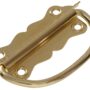Hardware Essentials Chest Handle 3-1/2" Brass -2 Pack 852409
