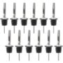JBtek (12 Pack Stainless Steel Classic Bottle Pourers w/Tapered Spout
