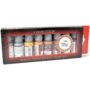 Vallejo Paints: Game Color Paint: Metallic Colors - 72303, 8 Colors, 17ml Bottles, Brillia