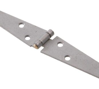 Hardware Essentials 852863 Light Strap Hinges Galvanized 4″ -2 Pack