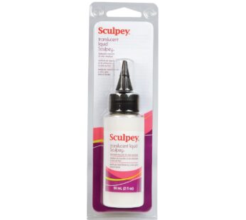 Polyform Liquid Sculpey Liquid Polymer Oven-Bake Clay, Translucent, 2 oz. bottle, Great fo