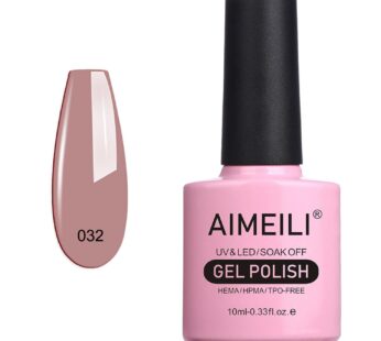 AIMEILI Soak Off U V LED Nude Gel Nail Polish – Eur So Chic (032) 10ml