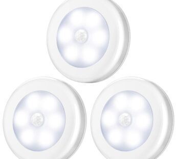 AMIR (Upgraded Version) Motion Sensor Lights, Battery-Powered LED Night Lights, Stick-Anyw