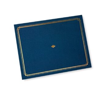 Gartner Studios Certificate Kit, Includes 6 8.5″ x 11″ Blue with Gold Detail Certificate H