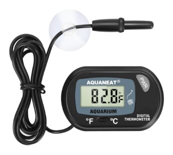 AQUANEAT Aquarium Thermometer, Reptile Thermometer, Fish Tank Thermometer, Digital Thermom