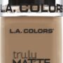 L.A. COLORS Truly Matte Foundation, Cool Beige, 1.35 Fl. Oz.
