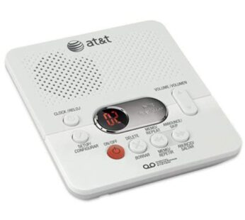 AT&T (1740WH) Digital AnsweSystem with Time and Day Stamp, White