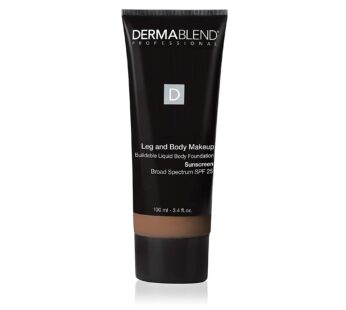 Dermablend Leg and Body Makeup Foundation with SPF 25, 65N Tan Golden, 3.4 Fl. Oz.